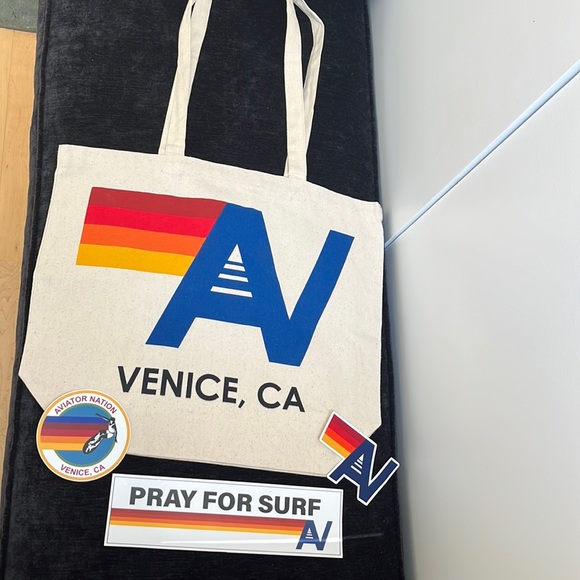Aviator Nation Handbags - New Aviator Nation Venice, California Tote Bag
